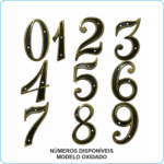 NUM. RESIDENCIAL MODELO OXIDADO