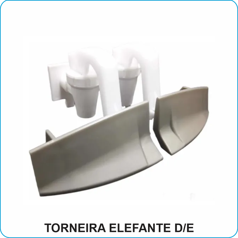 TORNEIRA PLASRICA ELEFANTE DIREITO ESQUERDO