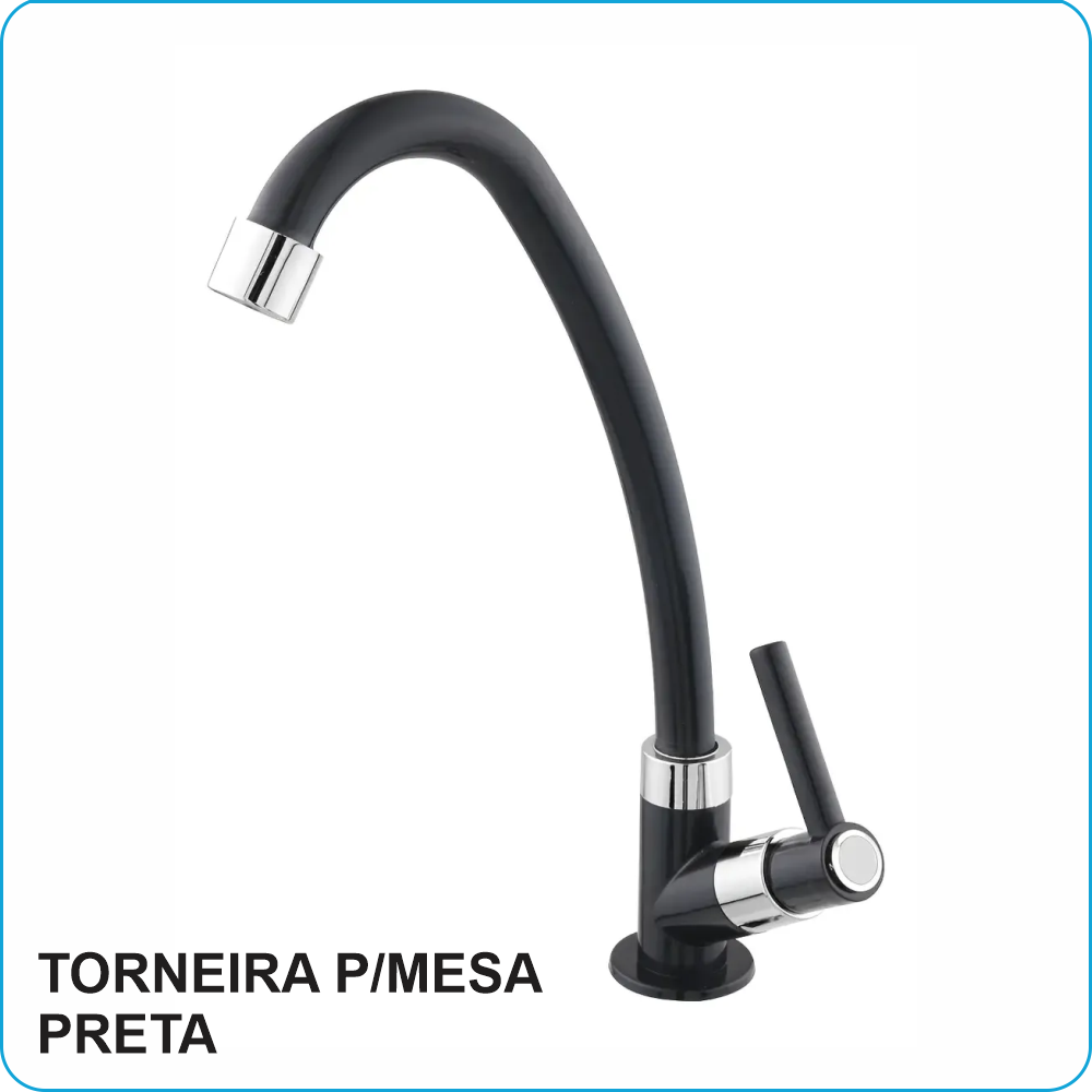 torneira abs b movel alta para mesa preta