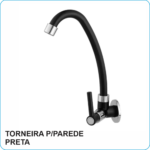 torneira abs b movel alta para parede preta