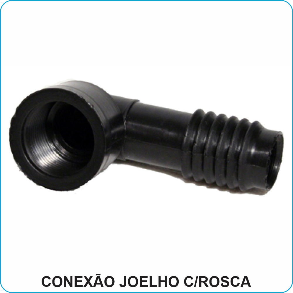 conexão joelho com rosca