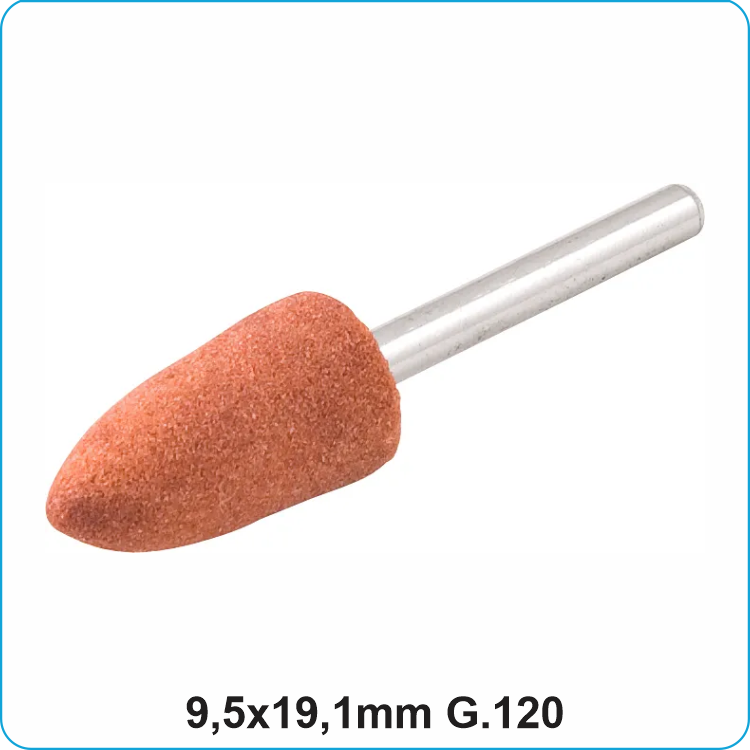 ponta montada 9,5x19,1mm g120