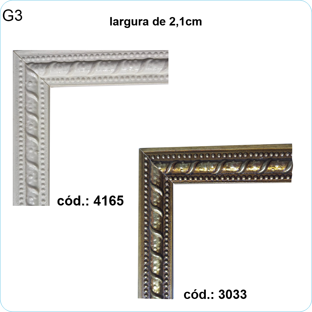 moldura fina com textura g3