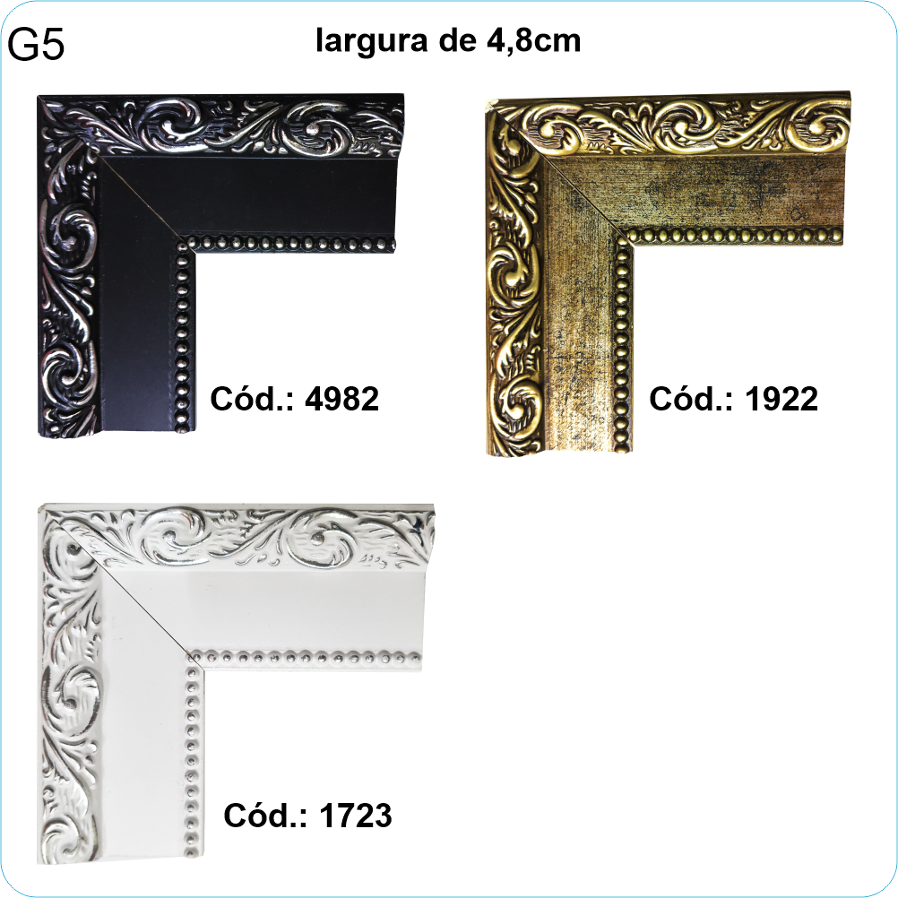 molduras tons terrosos coleção g5