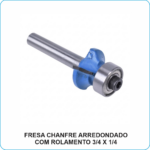 FRESA CHANFRE ARREDONDADO COM ROLAMENTO