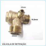 valvula de retenção mam8