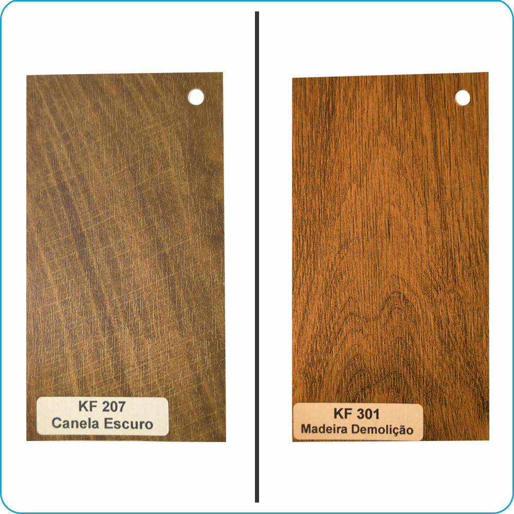 decoform pvc canela escuro e madeira demolição