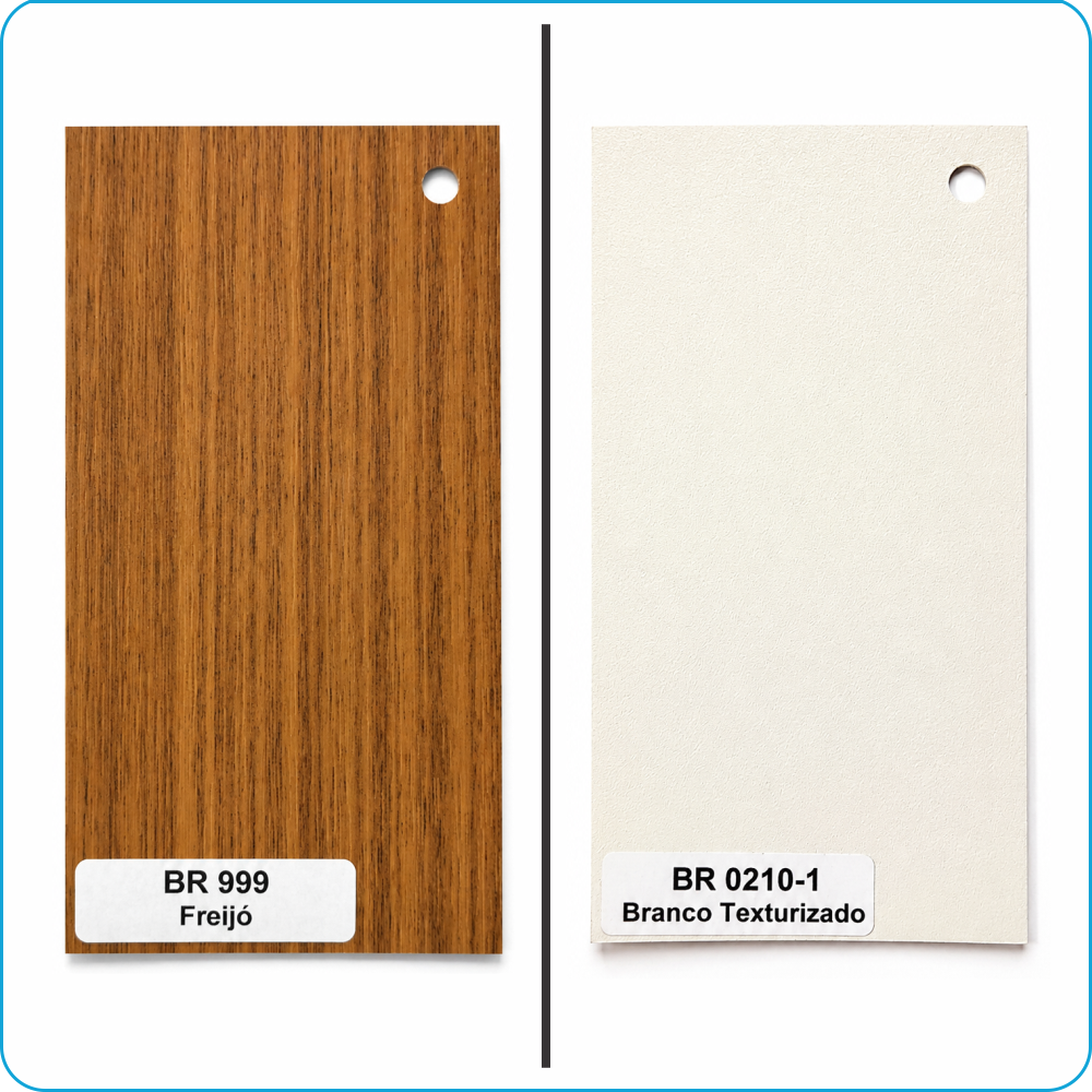 decoform pvc freijo e branco