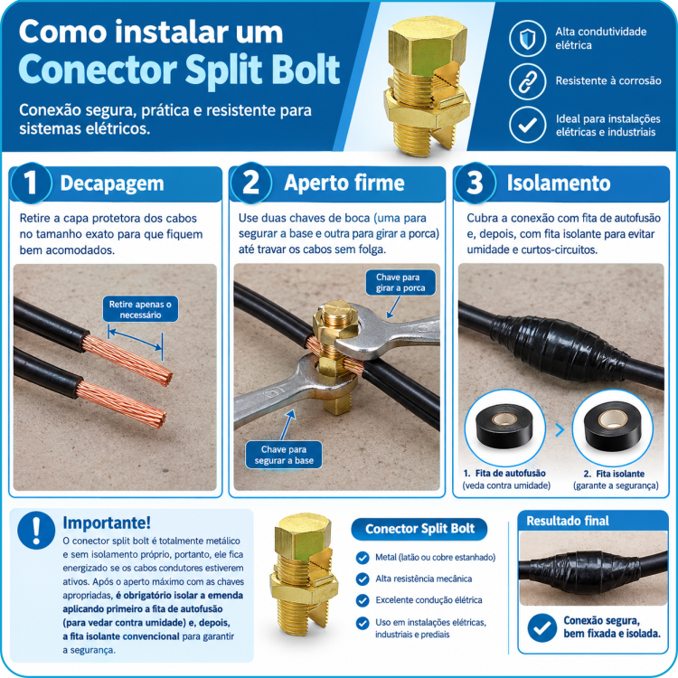 CONECTOR SPLIT BOLT - Imagem 3